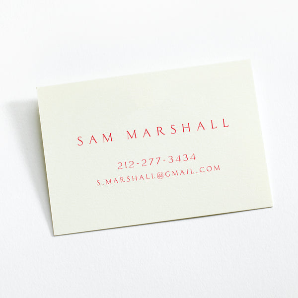 Custom Stationery - Set of 100 - Business Cards / Calling Cards