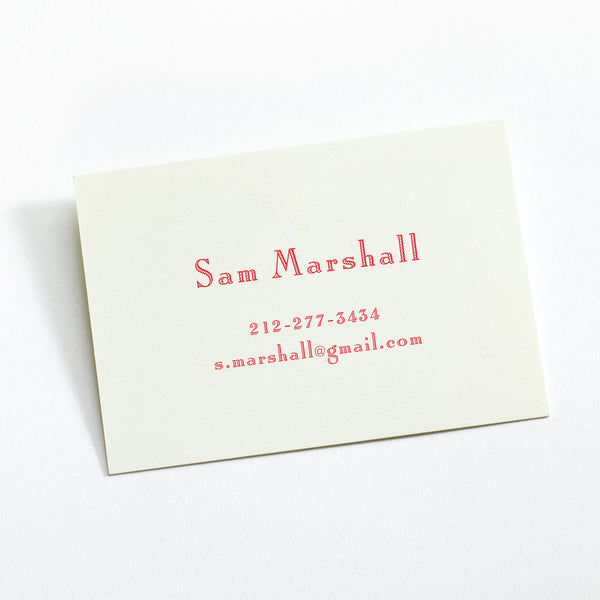 Custom Stationery - Set of 100 - Business Cards / Calling Cards