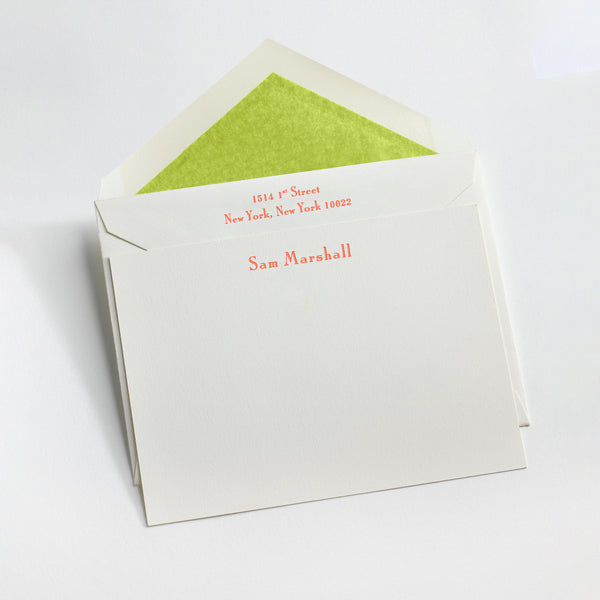 Custom Stationery - Set of 100 - Standard Size Notes