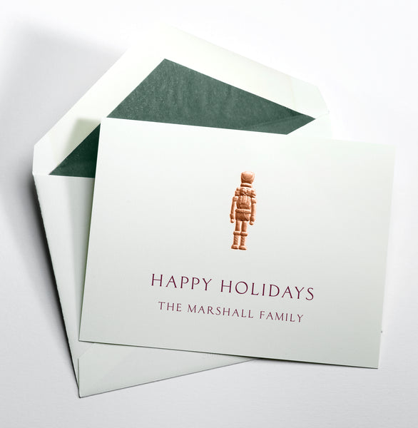 Custom Stationery - Set of 100 - Nutcracker Holiday Cards