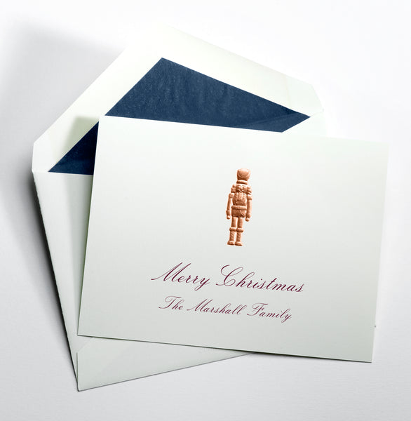 Custom Stationery - Set of 100 - Nutcracker Holiday Cards