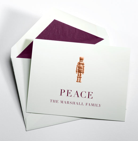 Custom Stationery - Set of 100 - Nutcracker Holiday Cards