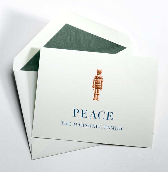 Custom Stationery - Set of 100 - Nutcracker Holiday Cards