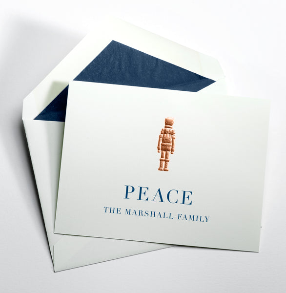 Custom Stationery - Set of 100 - Nutcracker Holiday Cards