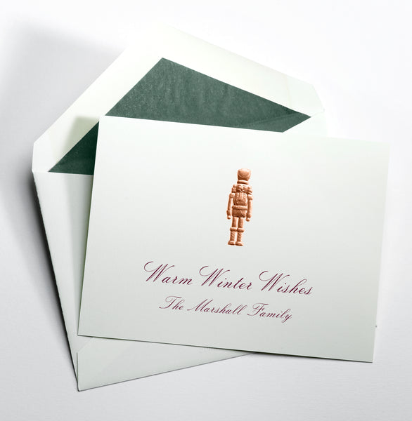 Custom Stationery - Set of 100 - Nutcracker Holiday Cards