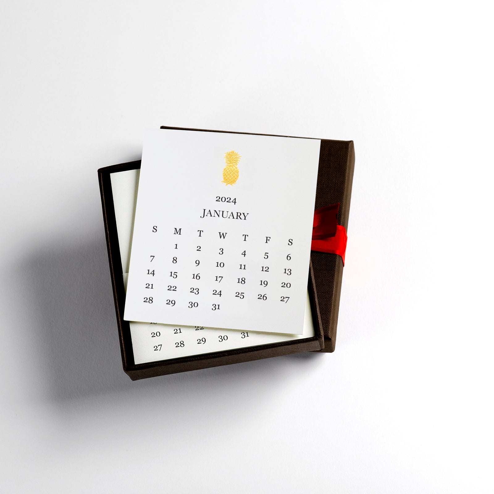 Photo Desk Calendar With Brass Easel