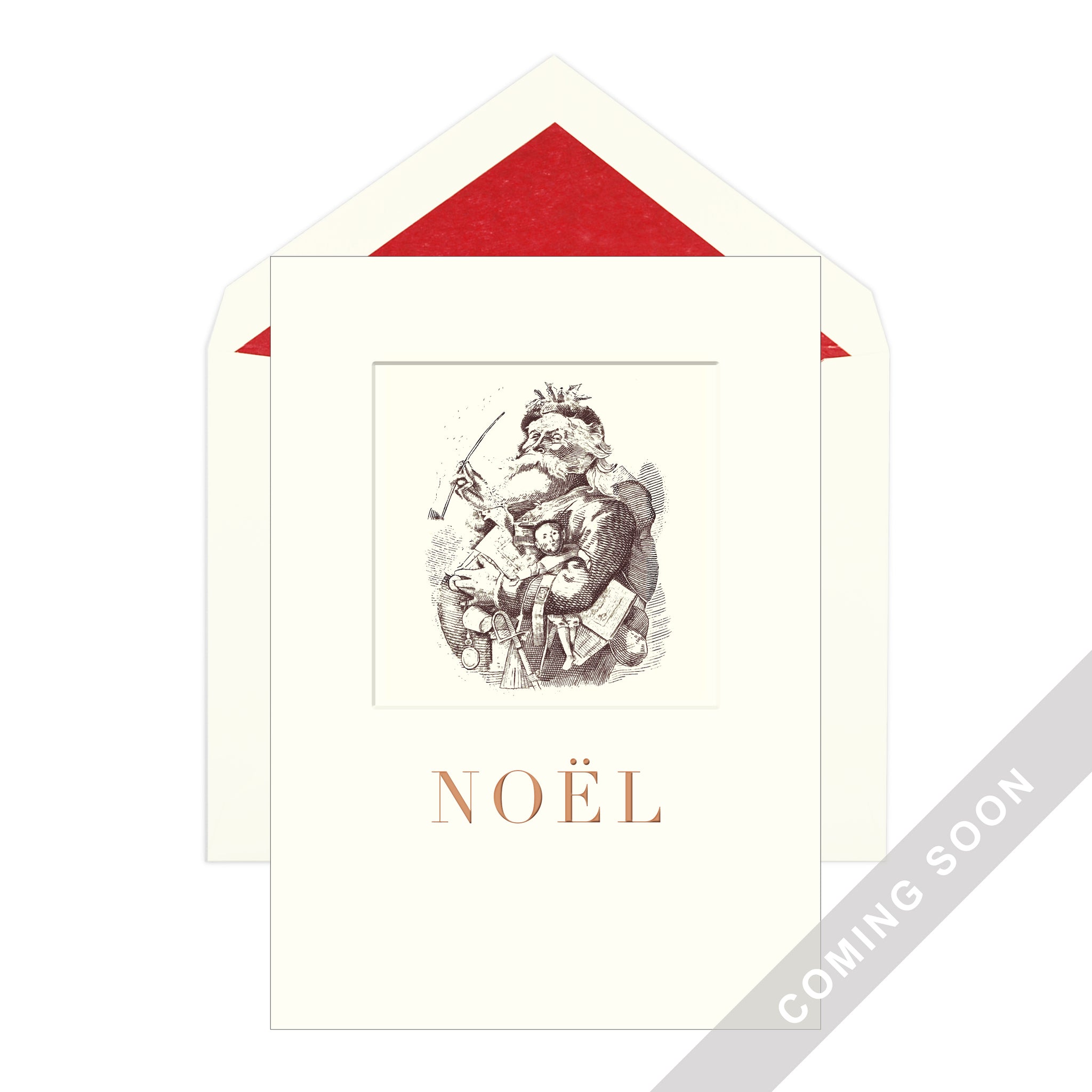 Noël Nast Santa Holiday Card