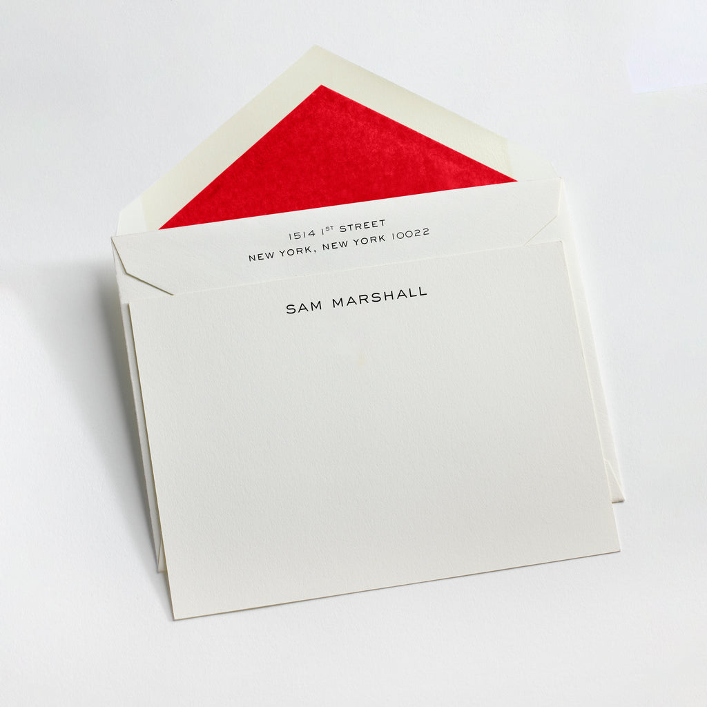 Custom Stationery - Set of 100 - Standard Size Notes – Mrs. John L. Strong