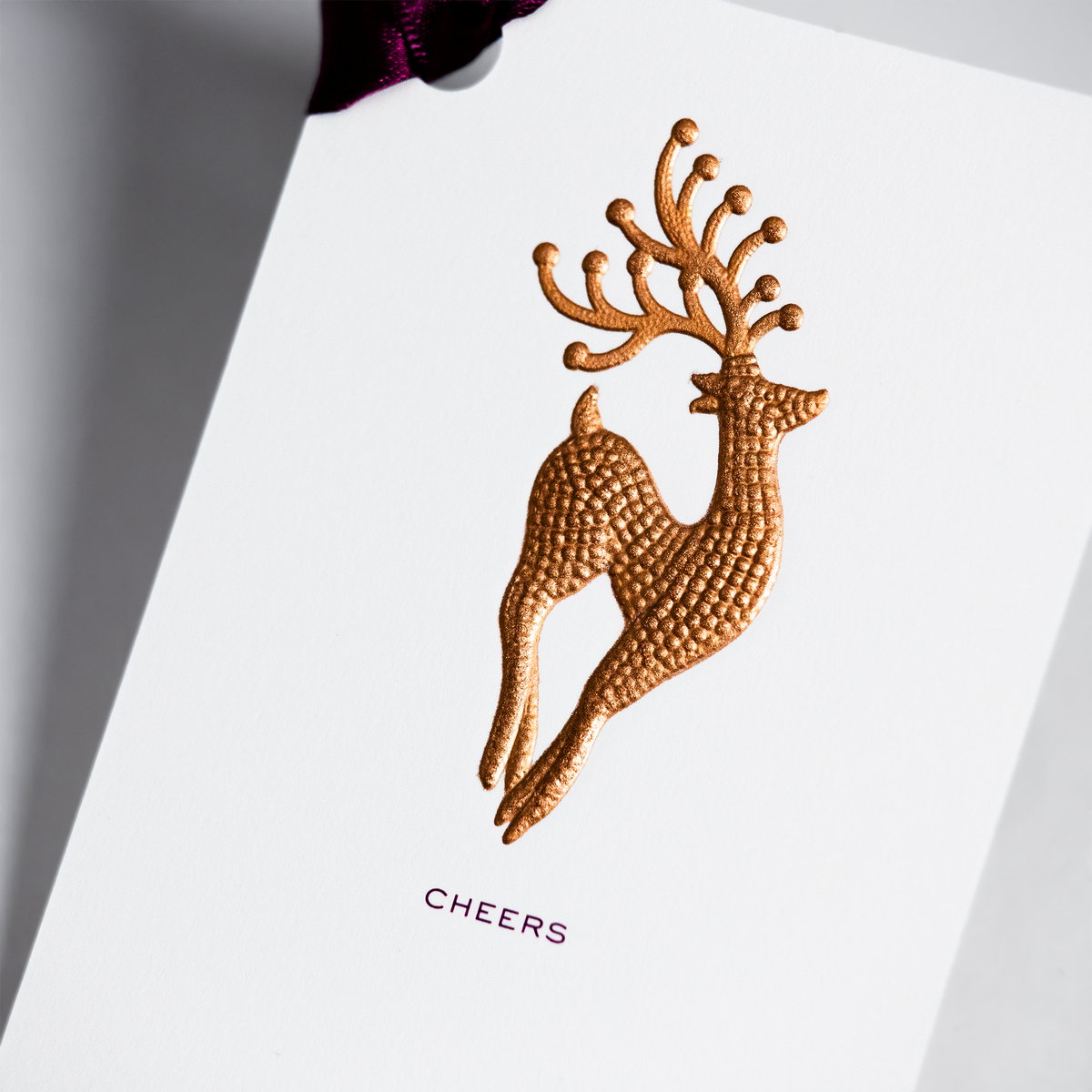 Dancing Reindeer Gift Tag – Mrs. John L. Strong