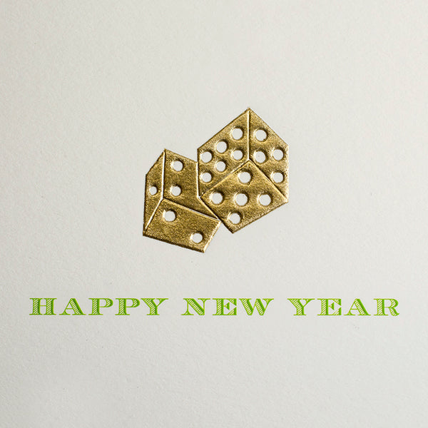 Dice New Year Card